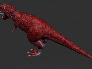 zhuchengtyrannus magnus- descendant of trex sculpt 3D Model