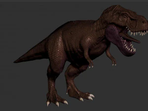 zhuchengtyrannus magnus- descendant of trex sculpt 3D Model