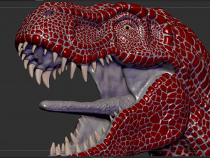 zhuchengtyrannus magnus- descendant of trex sculpt Modelo 3D