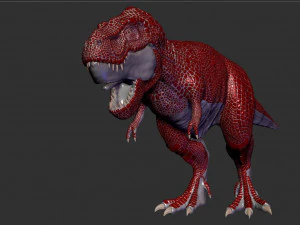 zhuchengtyrannus magnus- descendant of trex sculpt 3D Model