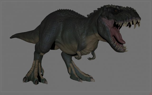 v rex sculpt projects 3D 모델 .c4d .max .obj .3ds .fbx .stl .blend 