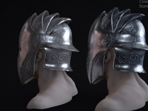 elite guardian helmet elite guardian helmet pbr low poly 3D 模型