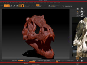 tarbosaurus skull sculpt project Modelo 3D