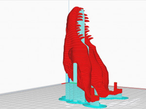 tarbosaurus skull 3d printable model 3D-printmodel