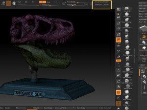 tarbosaurus skull 3d printable model 3D-printmodel