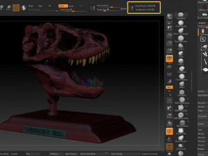 tarbosaurus skull 3d printable model 3D-printmodel