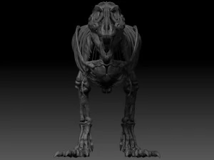 esqueletos completos de tiranossauro rex adulto - trex adulto sue Modelo 3D