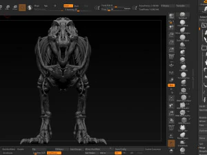 esqueletos completos de tiranossauro rex adulto - trex adulto sue Modelo 3D