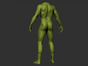 male body anatomy base model vol1 3Dモデル