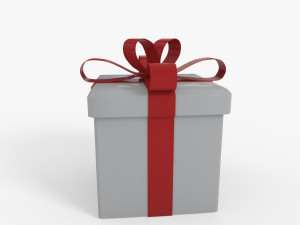 gift box model Modelo 3D
