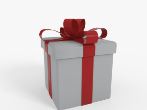 gift box model Modelo 3D