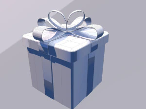 gift box model 3D Model