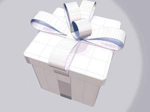 gift box model 3D Model