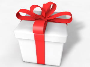 gift box model Modelo 3D