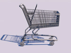 shopping cart 3D Model