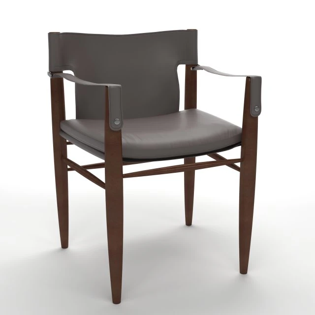 saddle chair high quality 3D Model .c4d .max .obj .3ds .fbx .stl .blend 