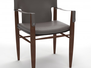 saddle chair high quality 3D Model