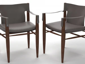 saddle chair high quality 3D Model