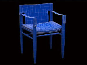 saddle chair high quality 3D 模型