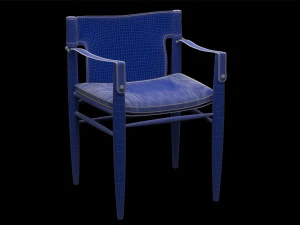 saddle chair high quality 3D Model
