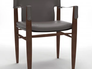 saddle chair high quality 3D Model