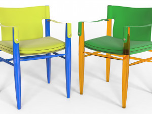 saddle chair high quality 3D 模型