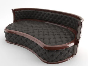 современная элитная мягкая мебель -1б 3D Модель