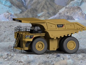 caterpillar 797f 3D 模型