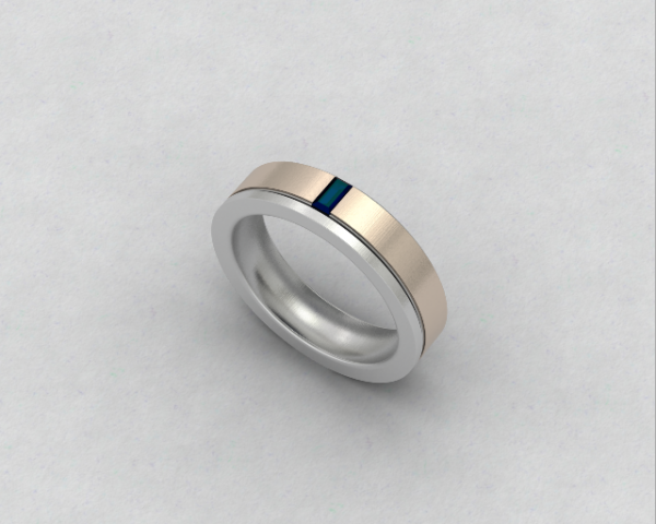 mens engagement ring 3Dプリントモデル .c4d .max .obj .3ds .fbx .stl .blend 