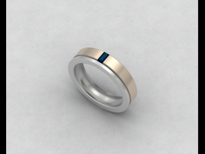 mens engagement ring 3Dプリントモデル