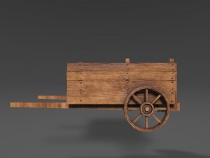 medieval cart 3D Model