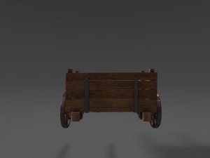 medieval cart 3D Model