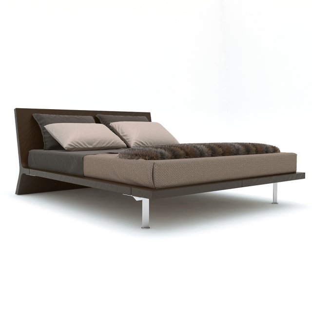 bed angie italian factory poliform 3D मॉडल .c4d .max .obj .3ds .fbx .stl .blend 