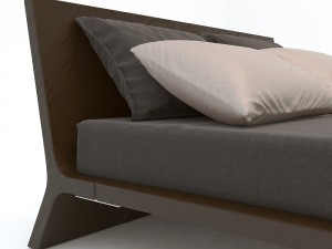bed angie italian factory poliform 3D मॉडल