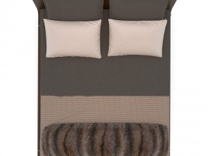 bed angie italian factory poliform 3D मॉडल