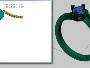 diamond gold ring 3D 모델