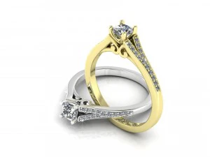 elmas vintage y&uuml;z&uuml;k 3D Model