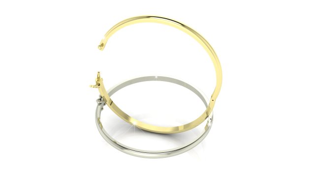 gold bracelet 3D Модель .c4d .max .obj .3ds .fbx .stl .blend 