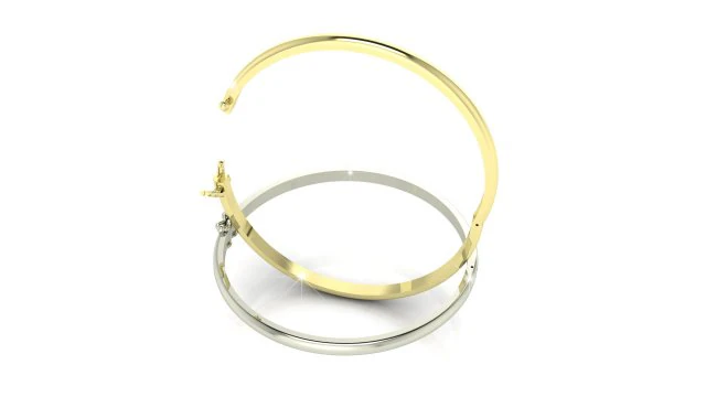 gold bracelet 3D Model .c4d .max .obj .3ds .fbx .stl .blend 