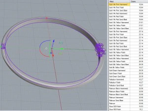 gold bracelet 3D Model