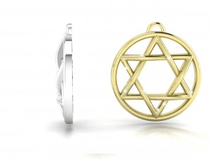 star of david- magen david Model 3D