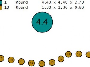 diamonds double ring 3D-Modell