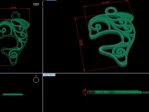 dolphin pendant 3D-Modell