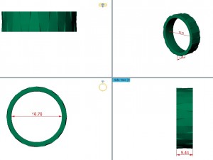 free wedding ring 3D Model