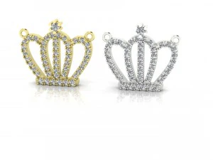 크라운 펜던트 3D 모델