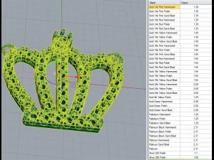 crown pendant 3D Model