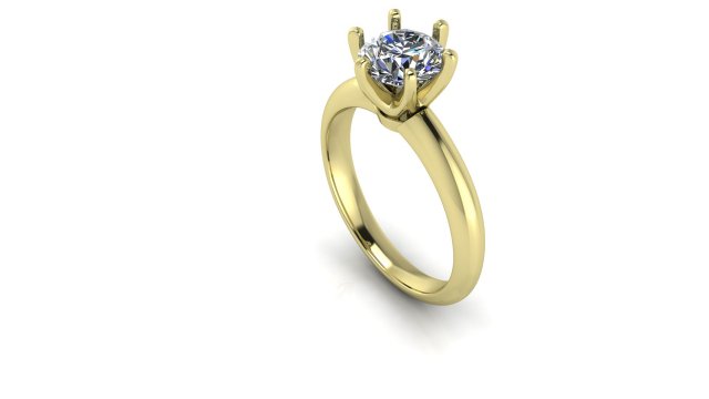 tiffany style 1ct diamond ring Modello 3D .c4d .max .obj .3ds .fbx .stl .blend 