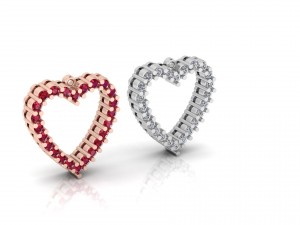 heart pendant 3D-Modell