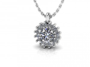 diamonds pendant 3D Модель