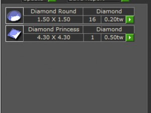 princess cut gold ring engagement ring Modelo de Impressão 3D